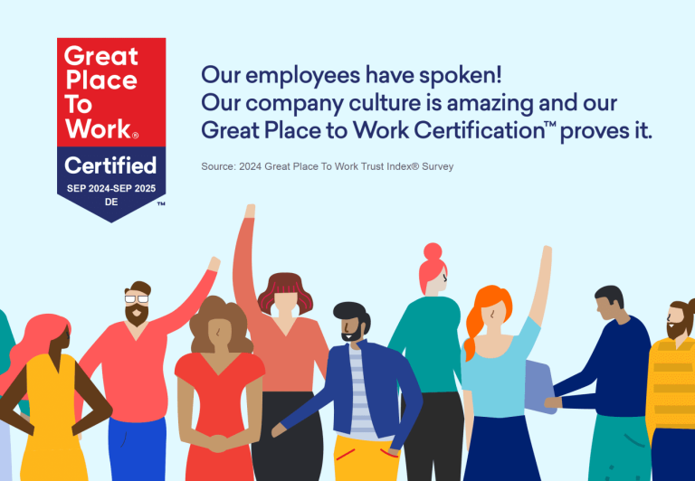 Our employees have spoken! Our company culture is amazing and our Great Place to Work Certification proves it.